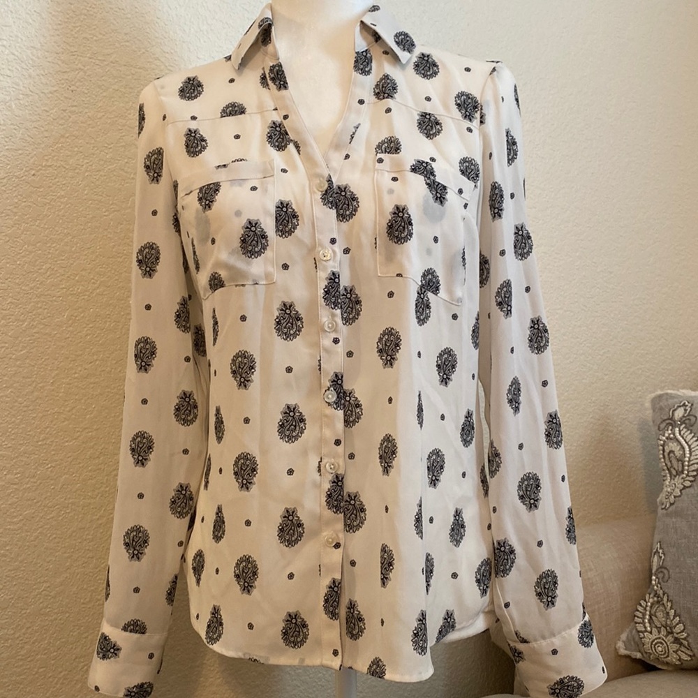 Express portofino slim shirt size XS